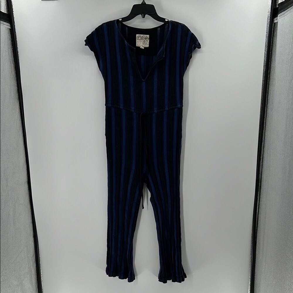 Ace & Jig One Piece Jumpsuit - Black/Blue - Small